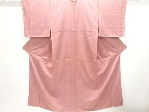 雲取りに草花模様江戸小紋着物